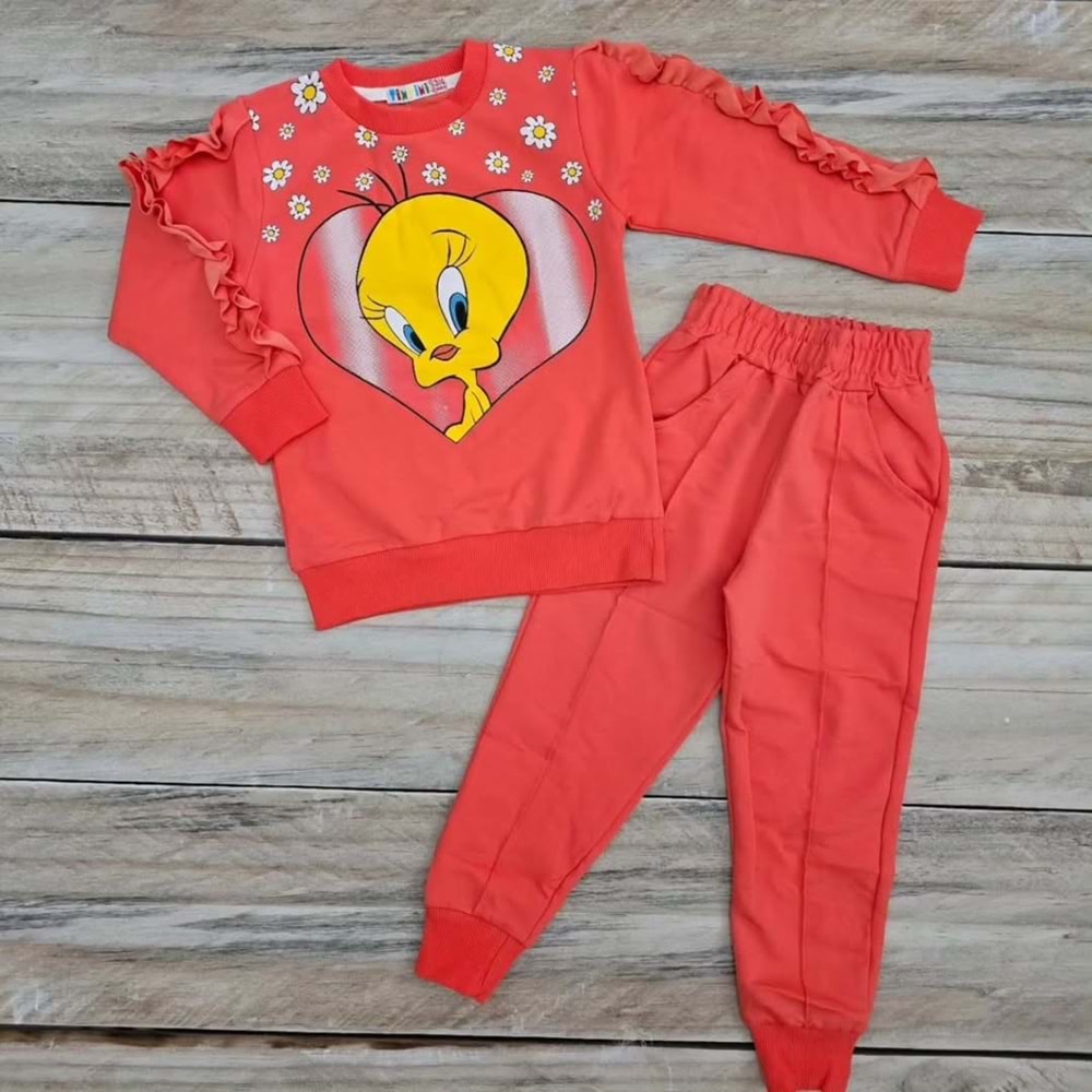 (3-10) Yaş TWEETY DESENLİ MEVSİMLİK TAKIM