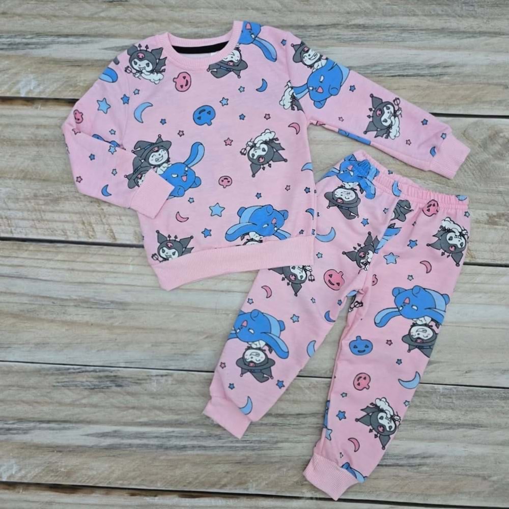 KUROMİ DESENLİ MEVSİMLİK TAKIM - DESENLİ - 4 YAŞ