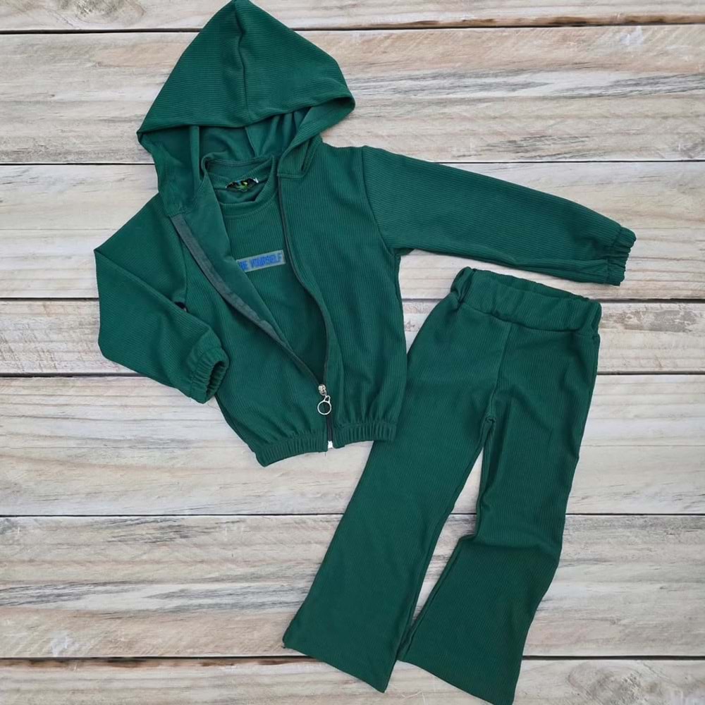 (3-12) Yaş ÜÇ PARÇALI KAPŞONLU MEVSİMLİK TAKIM