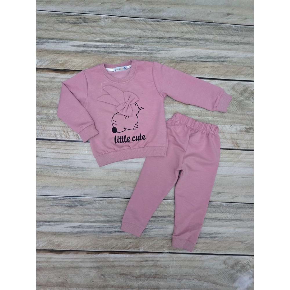 (1-4) Yaş LITTLE CUTE TAVŞANLI MEVSİMLİK TAKIM