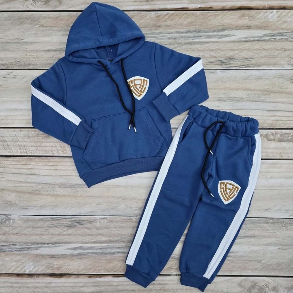 (4-12) Yaş SRC KAPŞONLU ÜÇ İP TAKIM