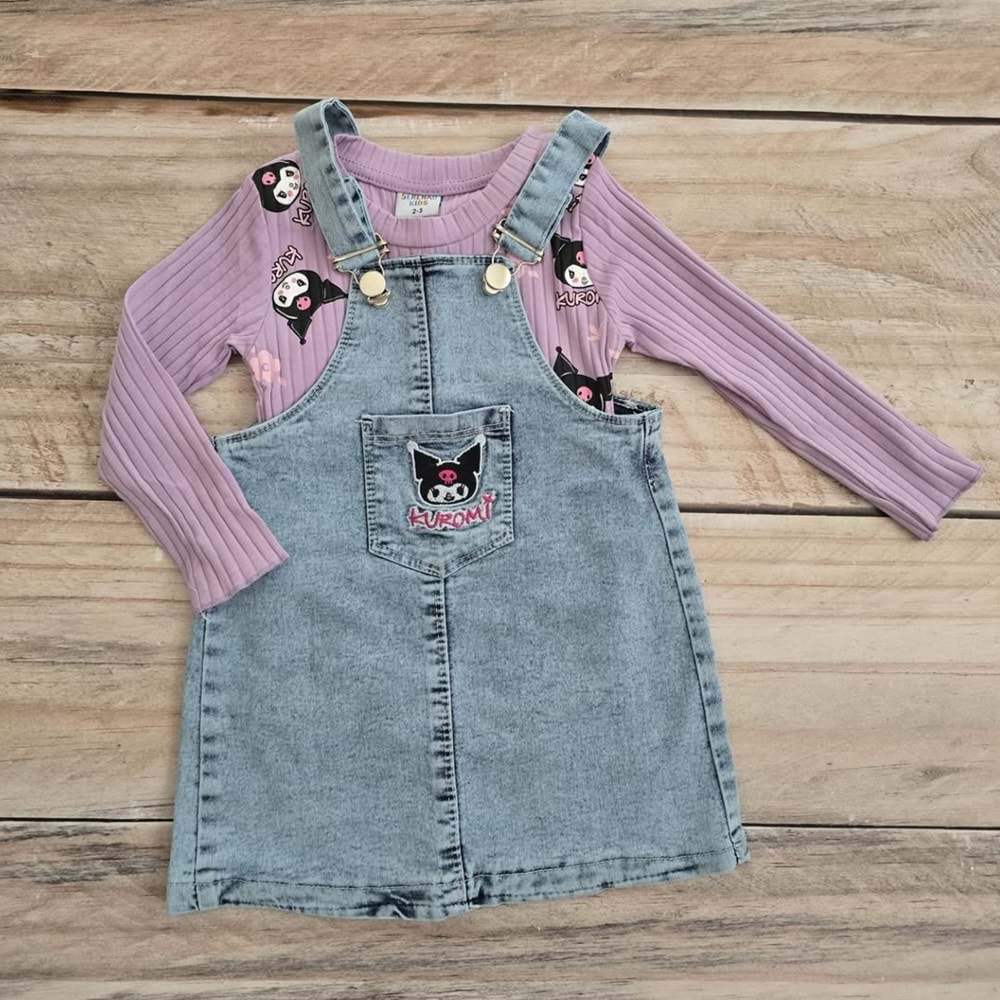 (2-7) Yaş ÇİÇEKLİ KUROMİ KOT SLOPET