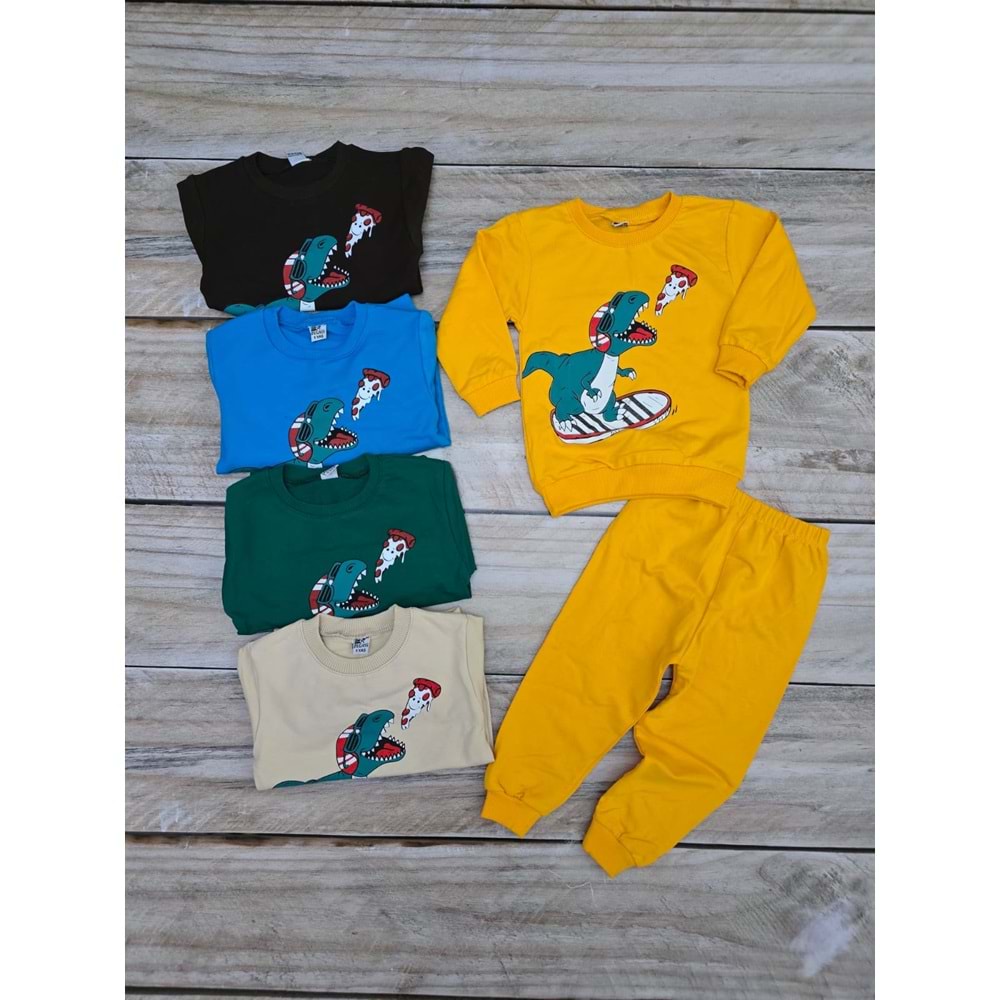 (1-3) Yaş PEGAS DİNAZOR DESENLİ MEVSİMLİK TAKIM