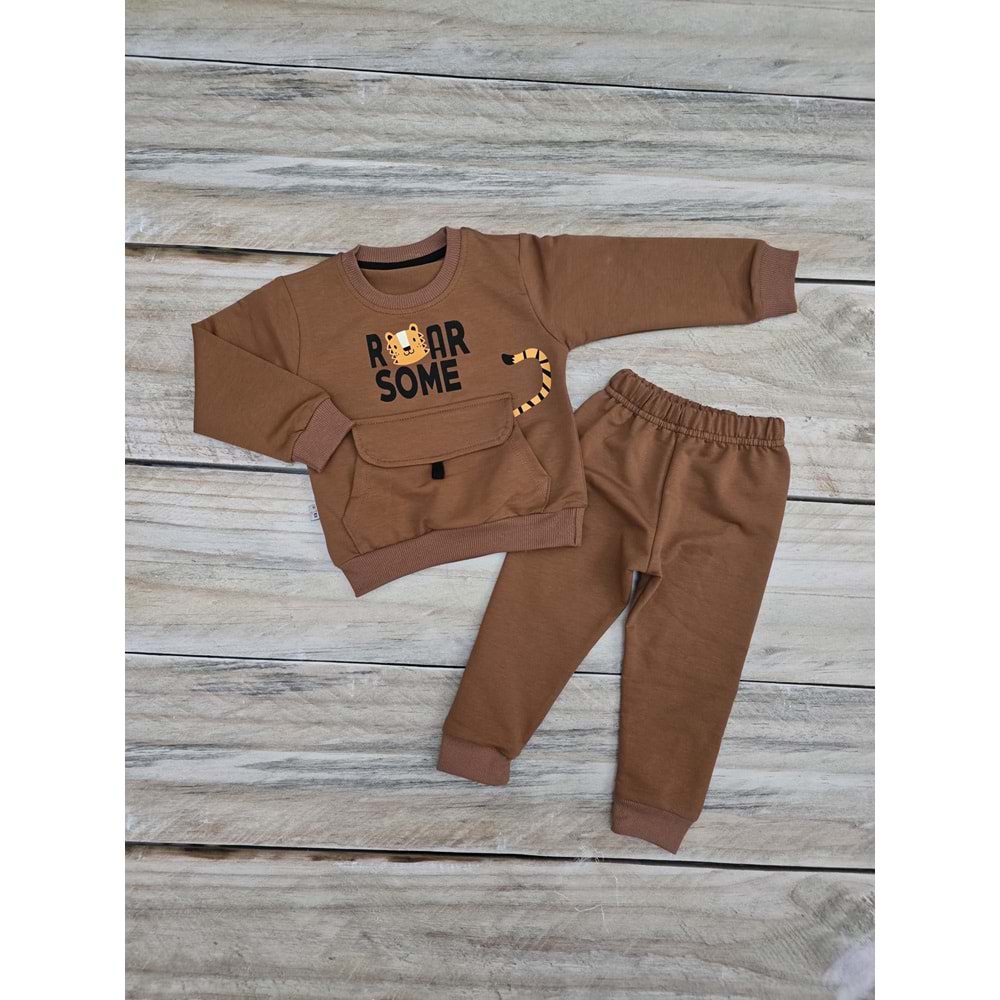 (1-4) Yaş ARTEX ROAR SOME DESENLİ MEVSİMLİK TAKIM