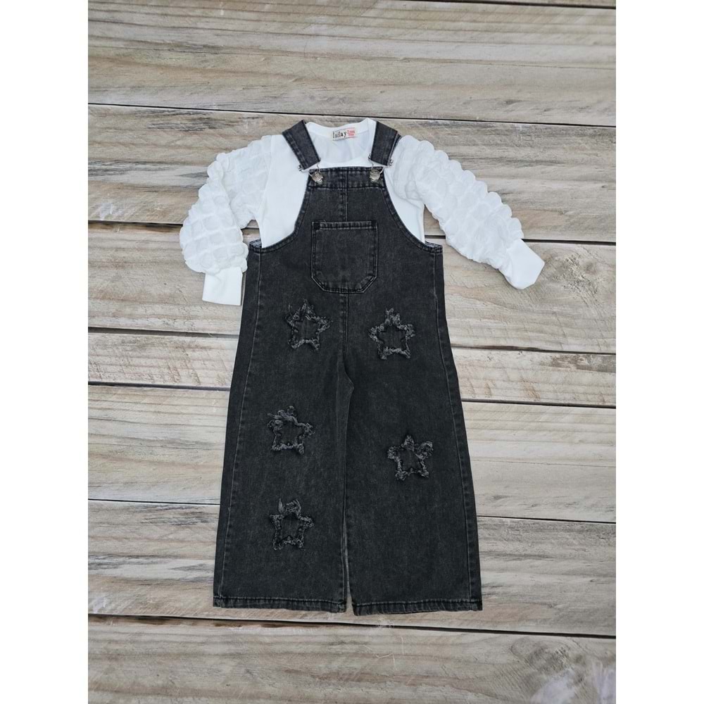 (3-7) Yaş İNCİLAY BADİLİ KOT SLOPET - SİYAH - 3 YAŞ