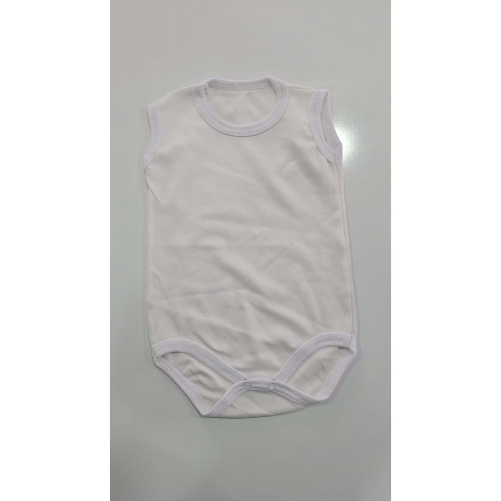 (1-4) ASKILI ÇITÇITLI BADİ - BEYAZ - 1 YAŞ