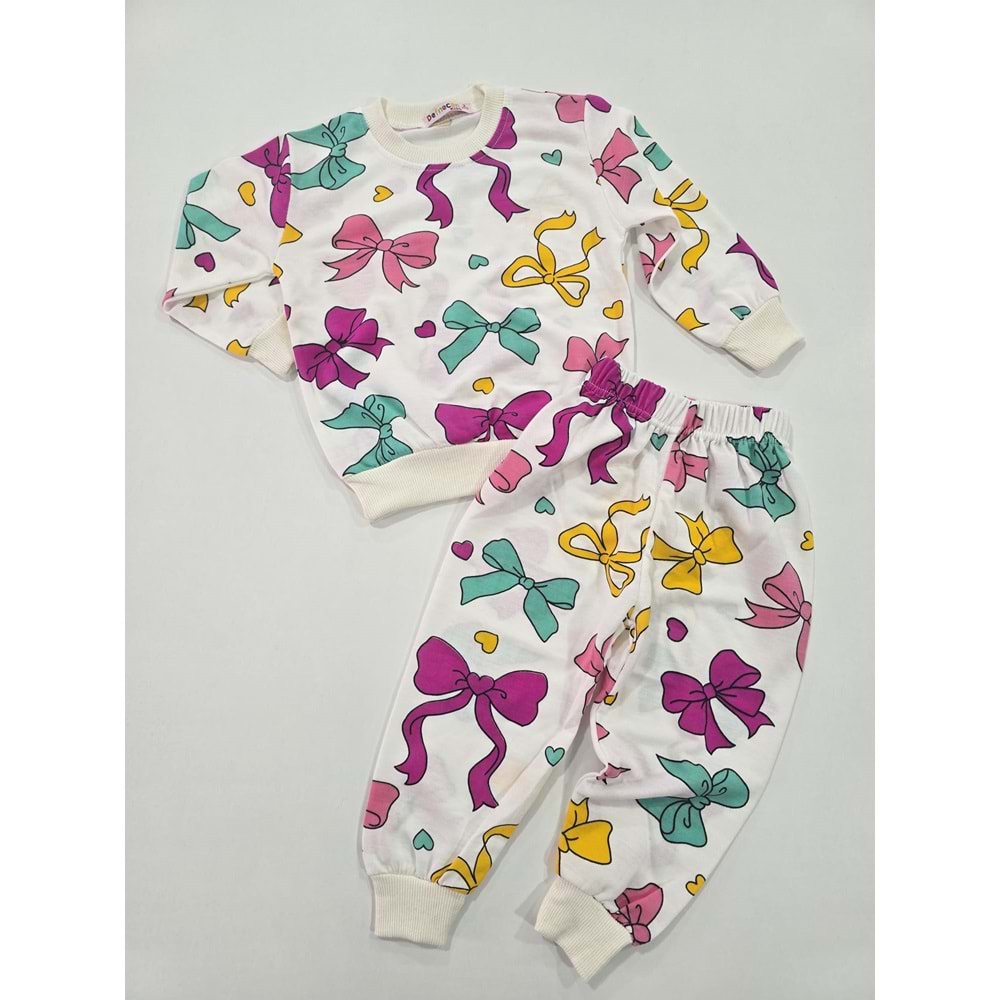 (3-7) Yaş DEFNECAN KURDALELİ MEVSİMLİK TAKIM - DESENLİ - 5 YAŞ