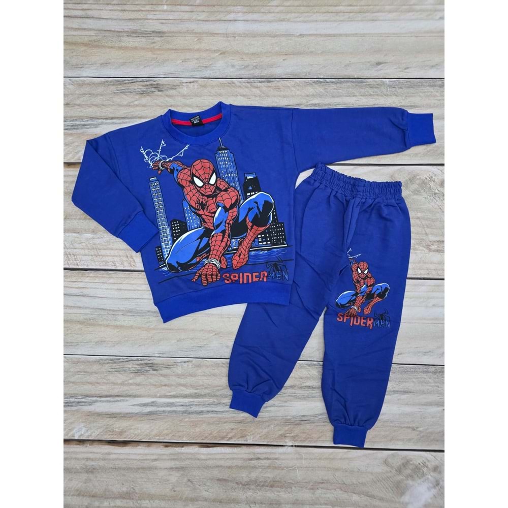(3-10) Yaş MRT KIDS SPIDERMAN DESENNLİ MEVSİMLİK TAKIM - DESENLİ - 9-10 YAŞ