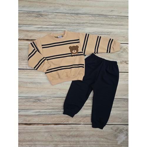 (2-5) Yaş KESKİNCAN BEAR DESENLİ MEVSİMLİK TAKIM