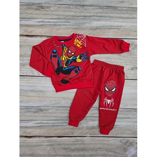 (3-7) Yaş SELFİE SPIDERMAN DESENLİ MEVSİMLİK TAKIM