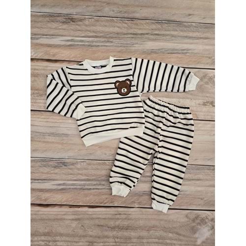 (2-5) Yaş KESKİNCAN ÇİZGİLİ AYICIK MEVSİMLİK TAKIM