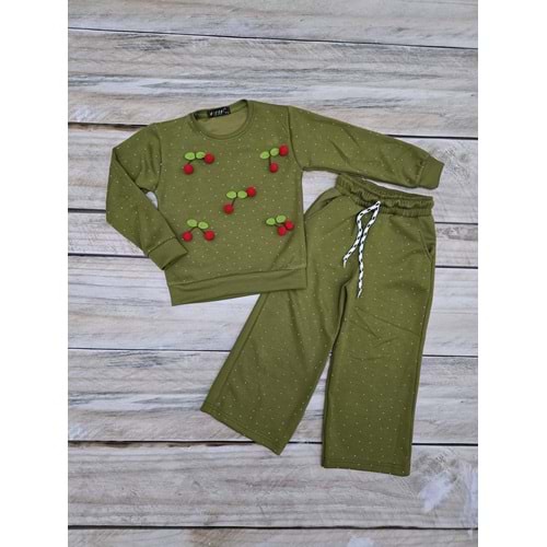 (4-14) Yaş TIRTIL KİRAZ NAKIŞLI MEVSİMLİK TAKIM