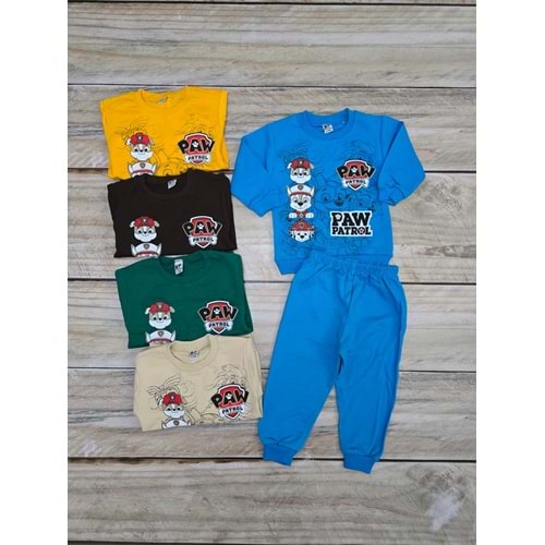 (1-3) Yaş PEGAS PAW PETROL DESENLİ MEVSİMLİK TAKIM