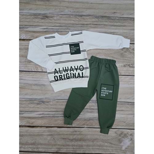 (2-10) Yaş SELFİE ALWAYO ŞERİTLİ MEVSİMLİK TAKIM