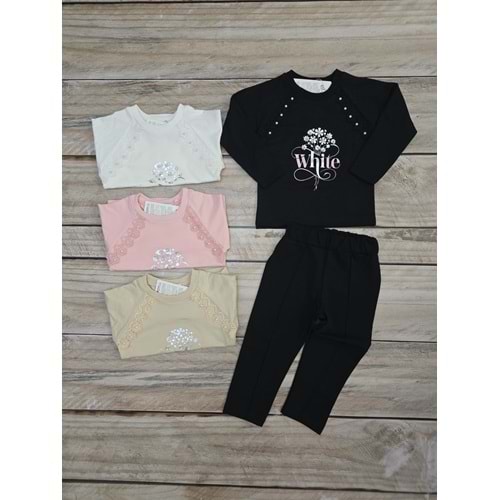 (2-5) Yaş GB WHITE DESENLİ MEVSİMLİK TAKIM