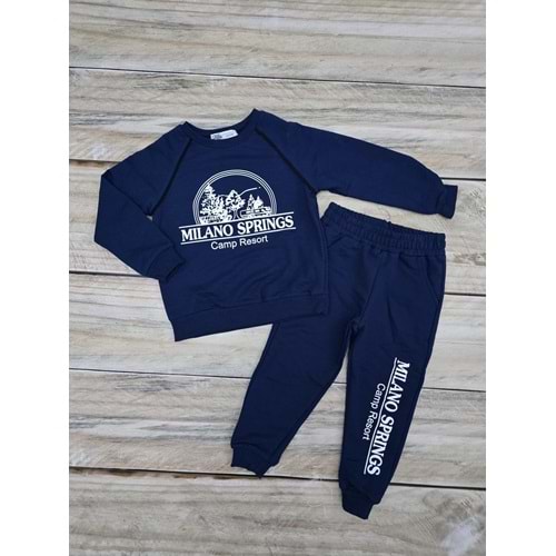 (4-12) Yaş MİLLA KIDS MILANO SPRINGS DESENLİ MEVSİMLİK TAKIM