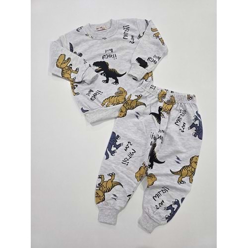 (3-7) Yaş DEFNECAN DİNAZOR DESENLİ MEVSİMLİK TAKIM