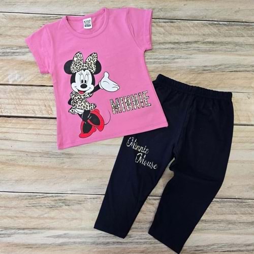 (1-3) Yaş MEMOCAN MINNIE BASKILI TAYTLI TAKIM