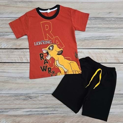 (3-7) Yaş MEMICO LION KING BASKILI TAKIM