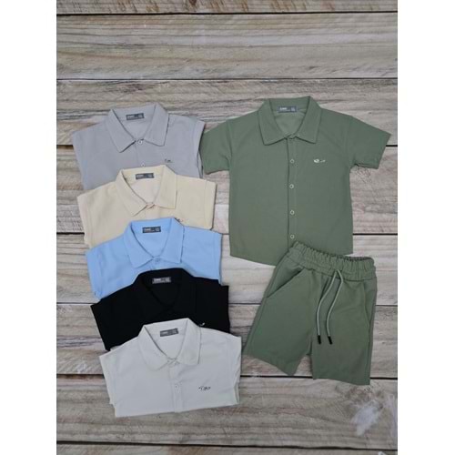 (3-10) Yaş CMK GÖMLEKLİ ŞORTLU TAKIM