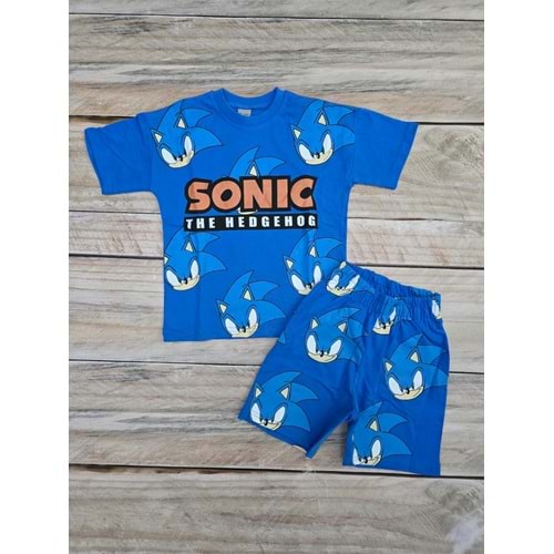 (3-10) Yaş MDY SONIC BASKILI ŞORTLU TAKIM