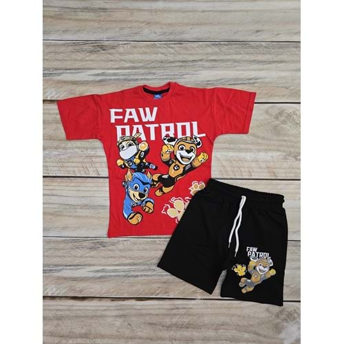 (3-10) Yaş MRT KIDS PAW PATROL DESENLİ ŞORTLU TAKIM