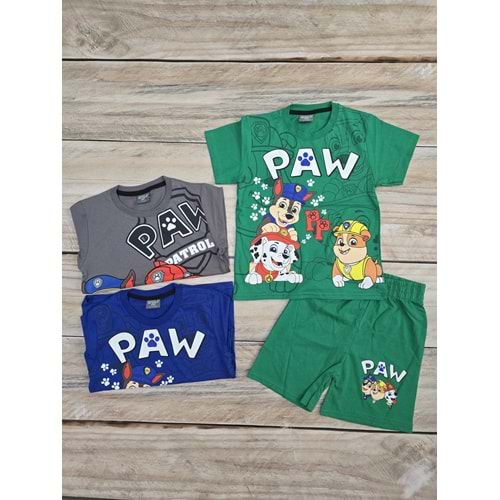 (3-10) Yaş WOLF PAW PATROL DESENLİ ŞORTLU TAKIM