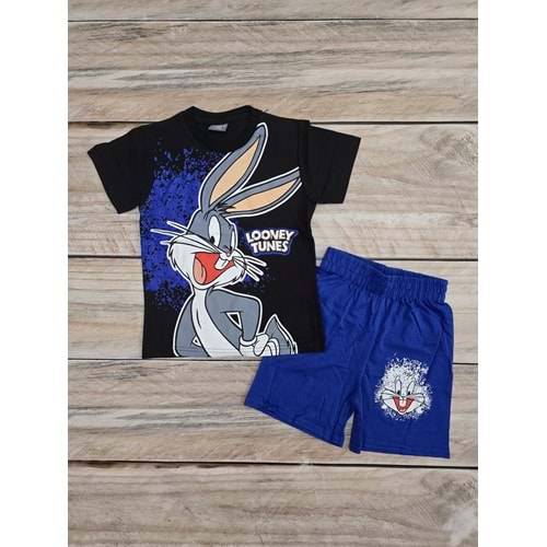 (3-10) Yaş WOLF LOONEY TUNES DESENLİ ŞORTLU TAKIM