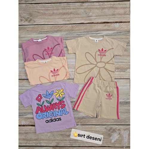 (2-7) Yaş ADS ALWAYS ORIGINAL DESENLİ ŞORTLU TAKIM