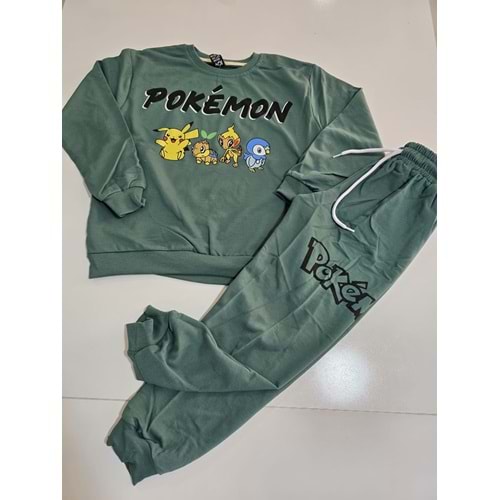 (7-8) Yaş VOI POKEMON DESENLİ MEVSİMLİK TAKIM