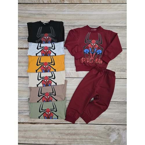 (3-7) Yaş DIGIDIK SPIDERMAN DESENLİ MEVSİMLİK TAKIM