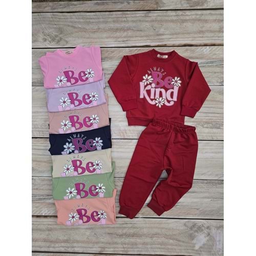 (3-7) Yaş DIGIDIK BE KIND DESENLİ MEVSİMLİK TAKIM