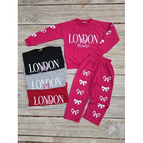 (3-12) Yaş MEMOCAN KURDALELİ LONDON DESENLİ MEVSİMLİK TAKIM