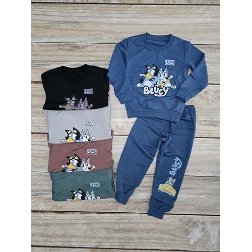 (3-7) Yaş ORIGINAL BLUEY DESENLİ MEVSİMLİK TAKIM